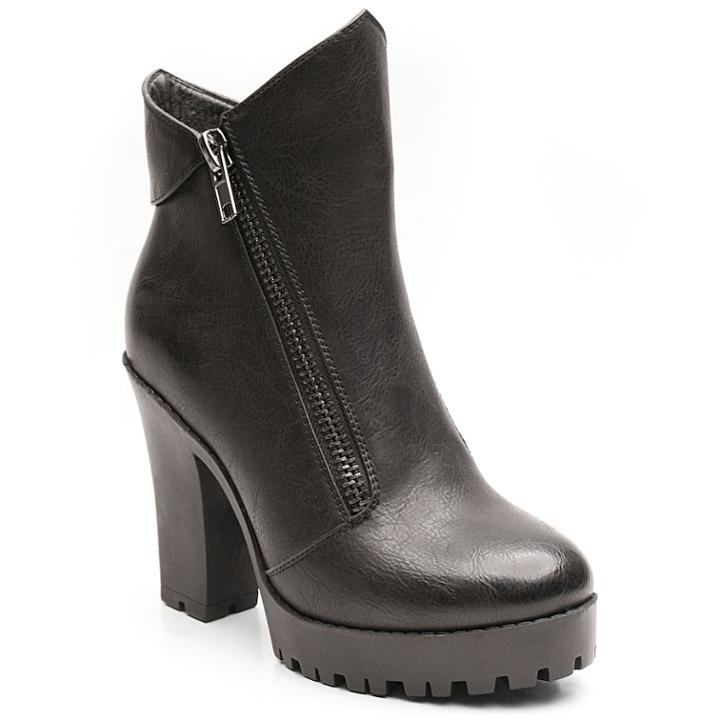 2 Lips Too Too Airy Women's Ankle Booties, Size: 7, Black