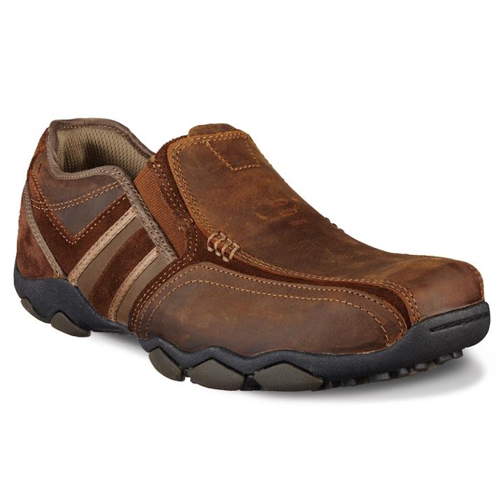 Skechers Diameter Zinroy Men's Slip-on Casual Shoes, Size: 13, Dark Brown