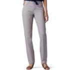 Women's Lee Instantly Slims High Waisted Straight-leg Jeans, Size: 8 - Regular, Light Grey