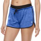 Women's Tek Gear&reg; Exposed Elastic Shorts, Size: Small, Blue (navy)