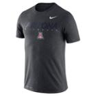Men's Nike Arizona Wildcats Facility Tee, Size: Xxl, Char