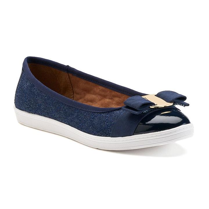 Soft Style By Hush Puppies Faeth Women's Ballet Flats, Size: Medium (9), Dark Blue