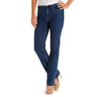 Women's Lee Classic Fit Slimming Straight-leg Jeans, Size: 6 Avg/reg, Blue