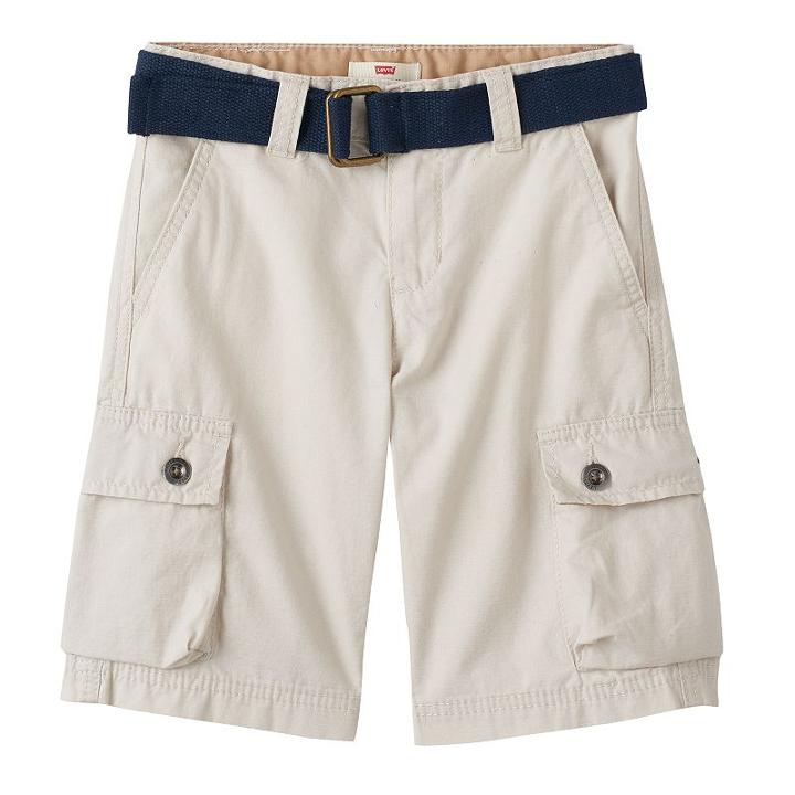 Boys 4-7x Levi's Belted Rip-stop Cargo Shorts, Boy's, Size: 4, Med Brown