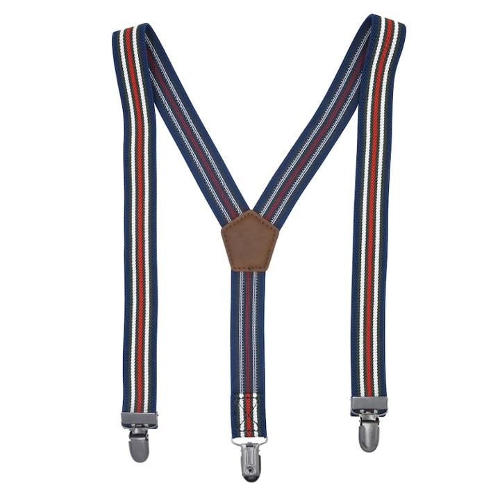 Boys Carter's Striped Suspenders, Multicolor
