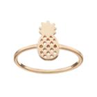 Lc Lauren Conrad Pineapple Ring, Women's, Size: 7, Gold