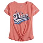 Girls 7-16 & Plus Size So&reg; Knot Graphic Tee, Size: 12, Med Red