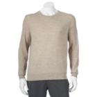 Men's Apt. 9&reg; Modern-fit Solid Merino Crewneck Sweater, Size: Xxl, Med Beige