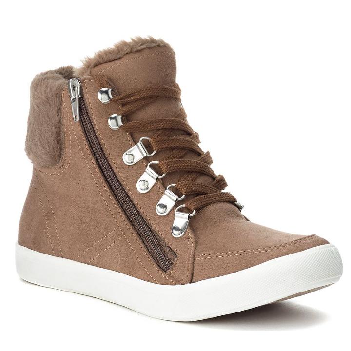 Unionbay Ellery Women's High-top Sneakers, Girl's, Size: 6, Brown Oth