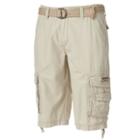 Men's Unionbay Solid Cargo Shorts, Size: 30, Dark Beige