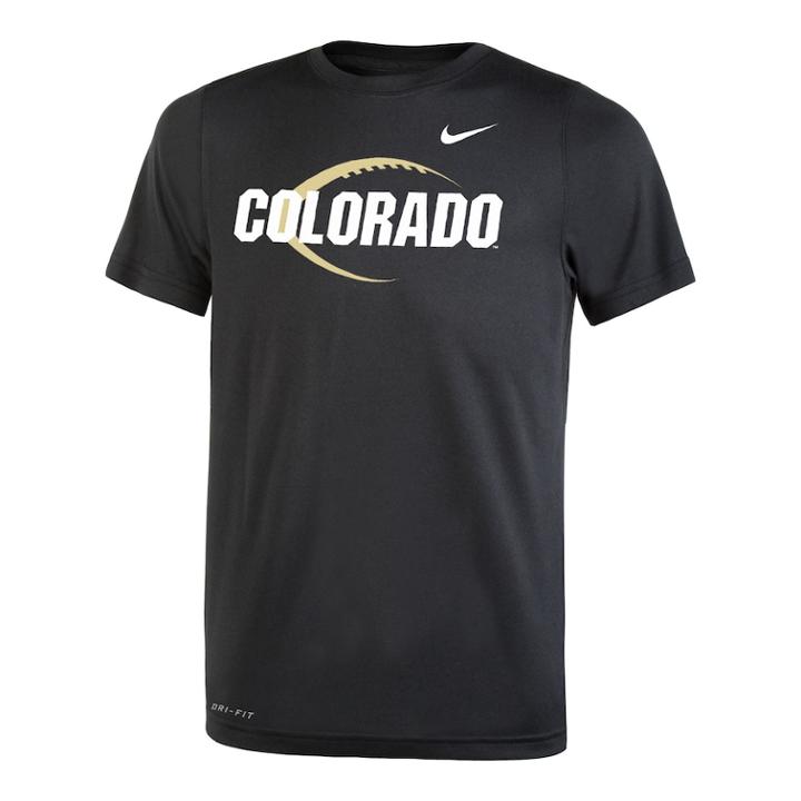 Boys 8-20 Nike Colorado Buffaloes Legend Icon Tee, Size: M 10-12, Black