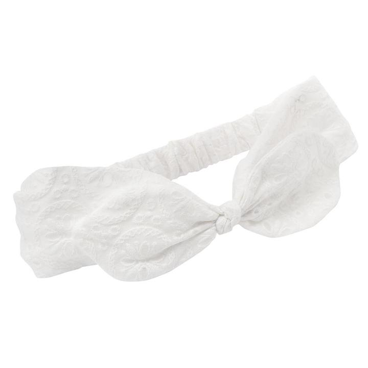 Girls 4-16 Lace Tie Headwrap, Girl's, White