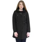 Women's Mo-ka Long Anorak Rain Jacket, Size: Medium, Black