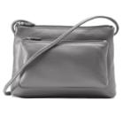 Ili Leather Crossbody Bag, Women's, Grey