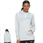 Women's Nike Therma Training Hoodie, Size: Large, Silver