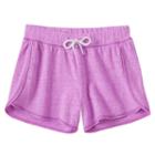 Girls 7-16 & Plus Size So&reg; Wash Effect Shortie Shorts, Girl's, Size: 14 1/2, Med Purple