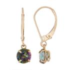 10k Gold Mystic Topaz Drop Earrings, Women's, Multicolor