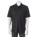 Men's Pebble Beach Classic-fit Textured Performance Golf Polo, Size: Xxl, Black
