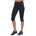 Women's Fila Sport&reg; Zip Pocket Capri Leggings, Size: Large, Black