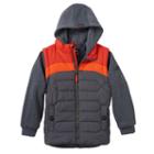 Boys 4-7 Pacific Trail Mock-layer Puffer Vest Hoodie, Boy's, Size: 5-6, Red/coppr (rust/coppr)