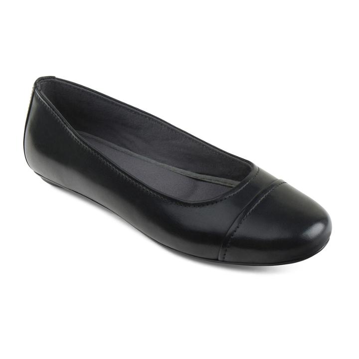 Eastland Gia Women's Leather Ballet Flats, Size: 7.5 Wide, Black