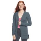 Juniors' Pink Republic Lace-up Cardigan, Teens, Size: Medium, Light Blue