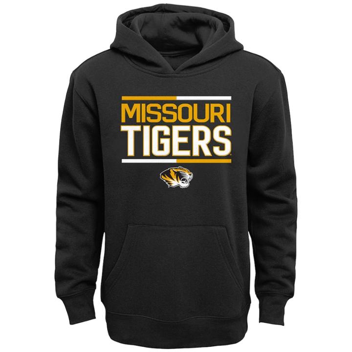Boys 8-20 Missouri Tigers Fleece Hoodie, Size: M 10-12, Black