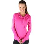 Women's Marika Lightning Reflective Hoodie, Size: Large, Dark Pink