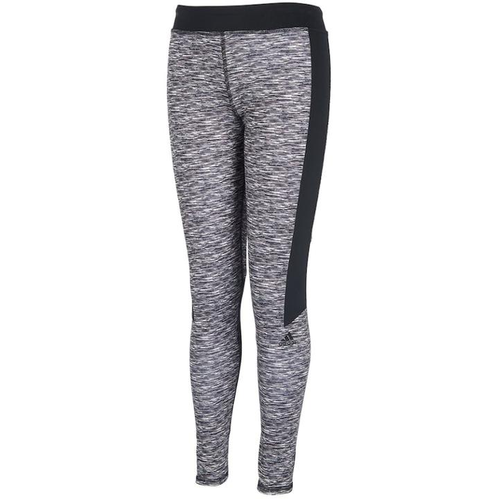 Girls 7-16 Adidas Climalite Space Dyed Athletic Tights, Size: Small, Multicolor