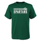 Boys' 4-18 Michigan State Spartans Regeneration Tee, Size: 8-10, Dark Green
