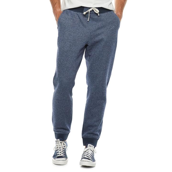 Men's Sonoma Goods For Life&trade; Regular-fit Supersoft Jogger Pants, Size: Medium, Dark Blue
