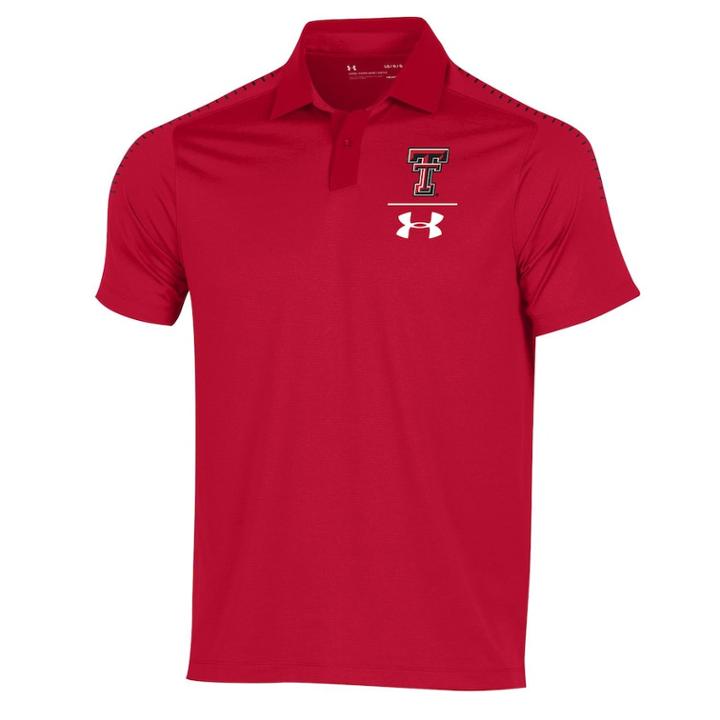 Men's Under Armour Texas Tech Red Raiders Sideline Polo, Size: Large