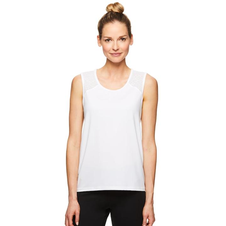 Women's Gaiam Lacie Yoga Tank, Size: Small, Grey (charcoal)
