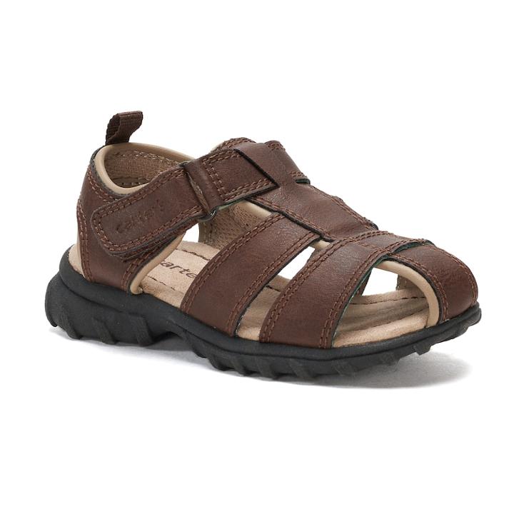 Carter's Xtreme Toddler Boys' Fisherman Sandals, Size: 11, Brown