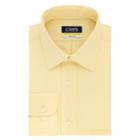 Men's Chaps Regular Fit Comfort Stretch Spread Collar Dress Shirt, Size: 16-34/35, Lt Yellow