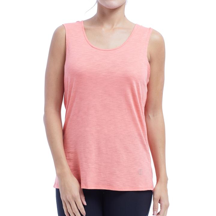 Women's Balance Collection Claudia Cage Back Tank, Size: Xl, Lt Orange