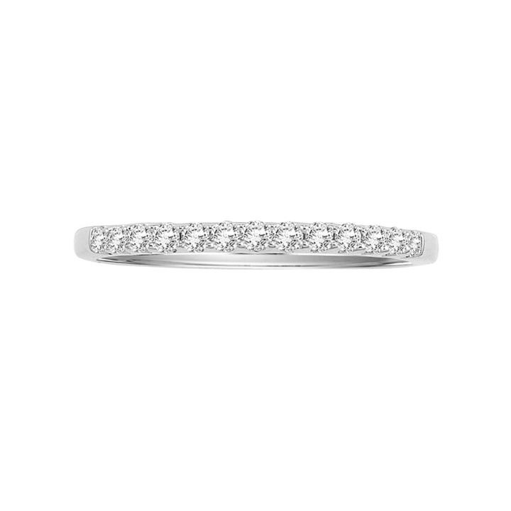 Lovemark 14k White Gold 1/4-ct. T.w. Certified Diamond Wedding Band, Women's, Size: 6