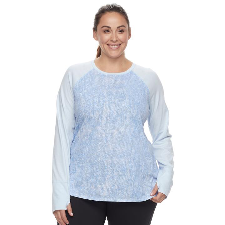 Plus Size Tek Gear&reg; Core Tee, Women's, Size: 2xl, Med Blue