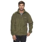 Men's Columbia Flattop Ridge Fleece Jacket, Size: Xl, Med Brown
