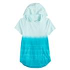 Girls 7-16 & Plus Size So&reg; Tunic Tee Hoodie, Size: 18 1/2, Turquoise/blue (turq/aqua)