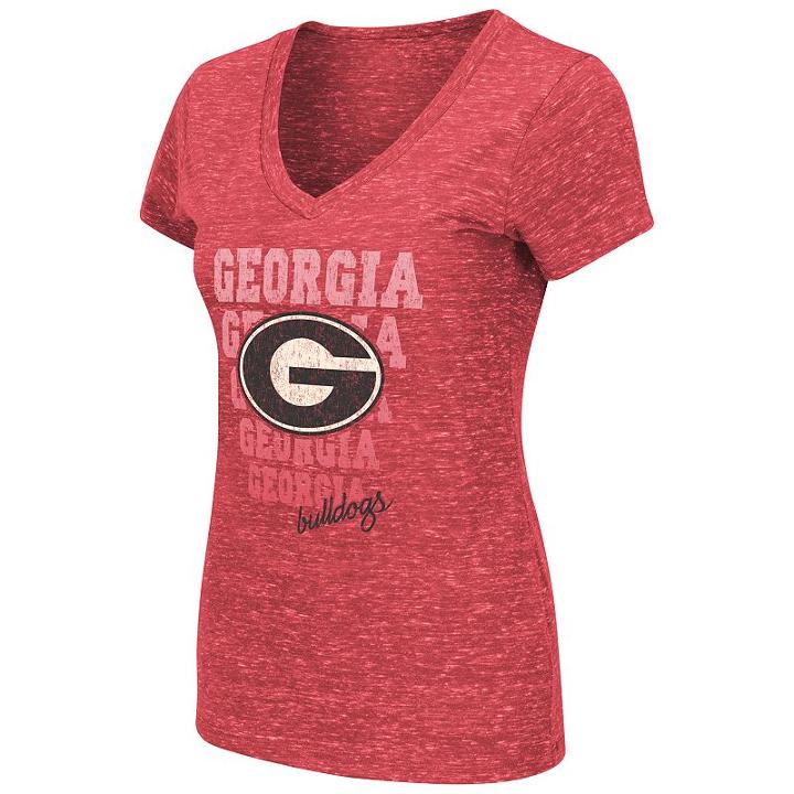 Women's Georgia Bulldogs Delorean Tee, Size: Xl, Red