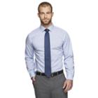 Men's Marc Anthony Slim-fit Non-iron Stretch Dress Shirt, Size: 18-34/35, Blue