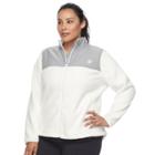 Plus Size Fila Sport&reg; Fleece Jacket, Women's, Size: 1xl, White Oth