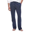 Big & Tall Croft & Barrow&reg; Geometric Lounge Pants, Men's, Size: Xl Tall, Blue