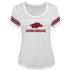 Women's Arkansas Razorbacks White Out Tee, Size: Large