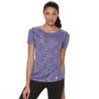 Women's Tek Gear&reg; Space-dyed Performance Tee, Size: Xs, Med Blue