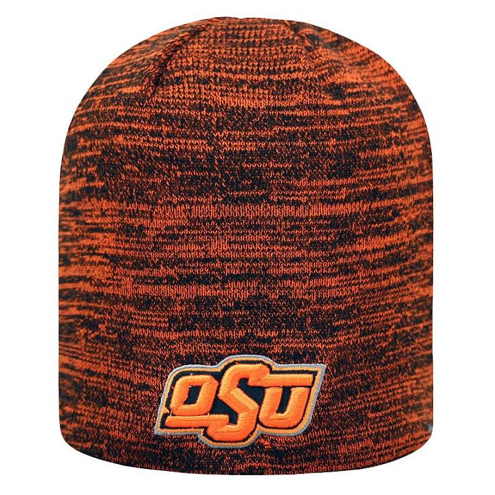 Adult Top Of The World Oklahoma State Cowboys Zero Beanie, Med Orange