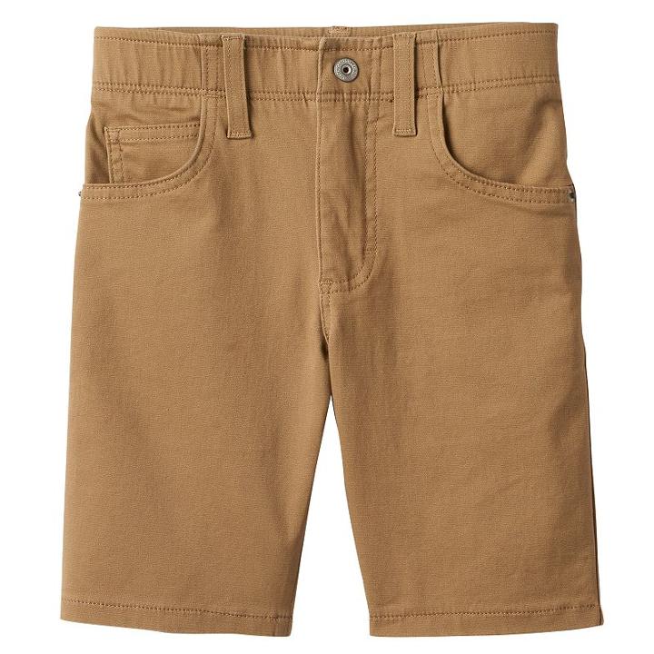 Boys 4-7x Lee Dungaree Khaki Shorts, Boy's, Size: Medium (5), Brown Oth