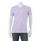 Men's Apt. 9 Solid V-neck Tee, Size: Medium, Med Purple