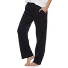 Petite Sonoma Goods For Life&trade; Knit Pants, Women's, Size: S Petite, Black